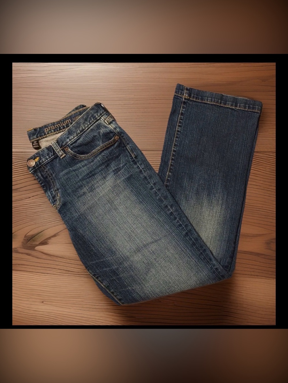2013 Gap Premium Long Lean Bootcut Med Wash Sz 12 Jean Y2K Girlhoodcore coquette
